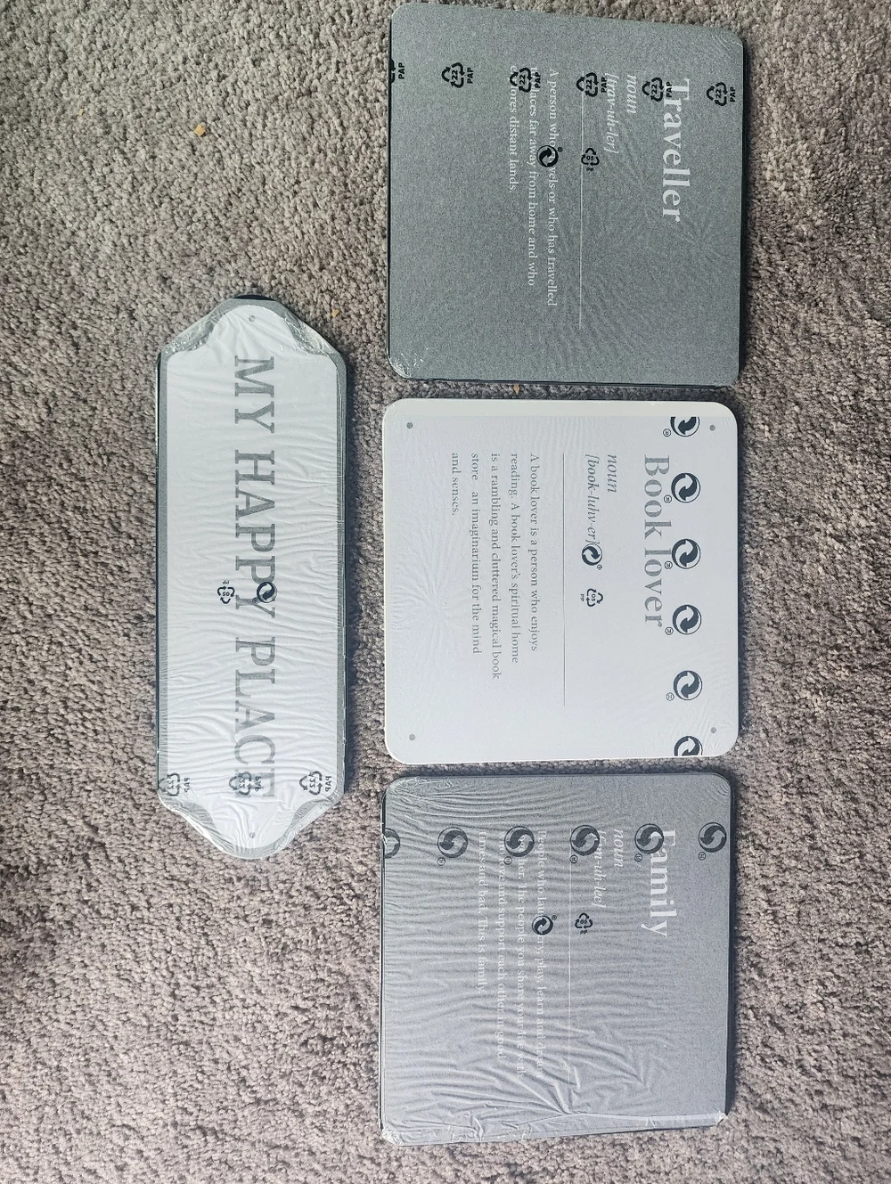 IKEA set of 4 Wall Plaques